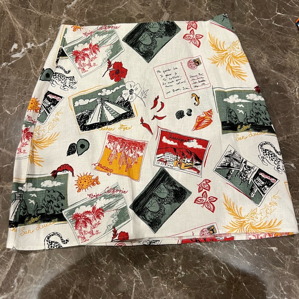Reformation mini skirt never worn